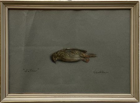 Giuseppe Cardillo "Allodola" e "Strillozzo" 1980
due pastelli su carta
cm 32x46