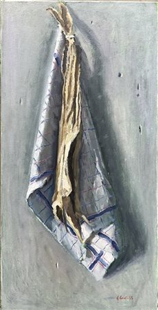 Giuseppe Cardillo "Senza titolo" 
olio su tela
cm 100x50
firmato in basso a dest