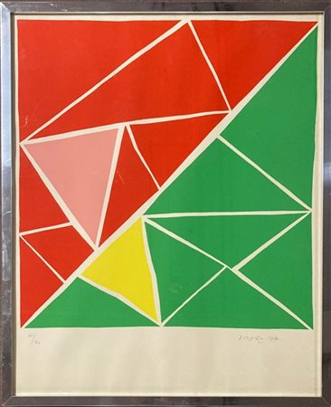 Piero Dorazio "Senza titolo" 1972
litografia a colori
cm 84,5x71
firmata, datata