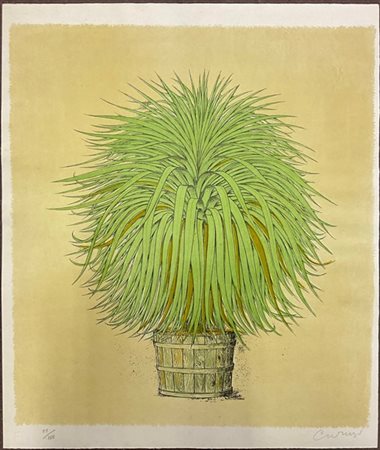 Bruno Caruso "Senza titolo" 
litografia a colori
cm 58,5x50
firmata e numerata 1