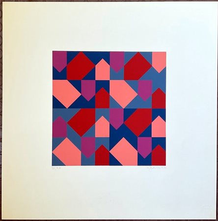 Mirella Forlivesi Cartella contenente due serigrafie a colori
cm 49x49
firmate,