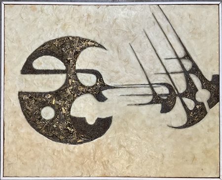 Antonio Secci "Senza titolo" 1969
tecnica mista su tavola
cm 49,5x40
firmato e d