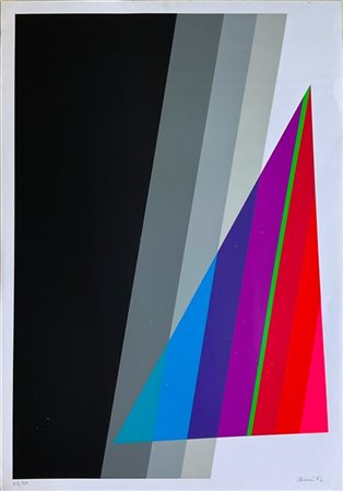 Eugenio Carmi "Senza titolo" 1972
serigrafia a colori
cm 69,5x49,5
firmata, data