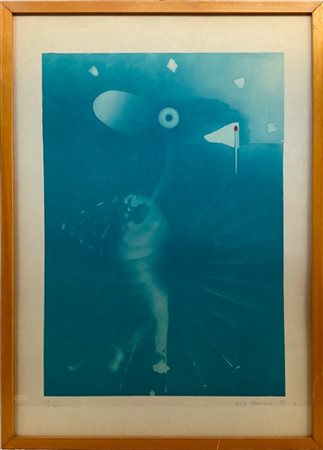 Lotto di due litografie di autori e soggetti differenti una di Elio Mariani
cir