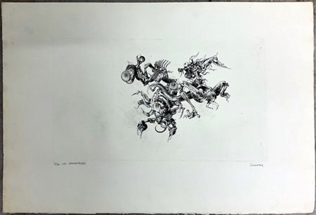 Francois Lunven "Les prédateurs" "Parade Nuptiale" "Le Migration" 
tre acquefort