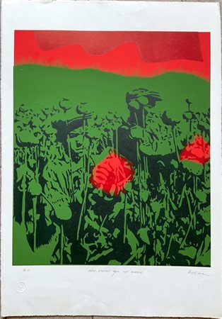 Ivan Messac "Nous n'avons que nos mains" 1973
serigrafia a colori
cm 65x50
esemp