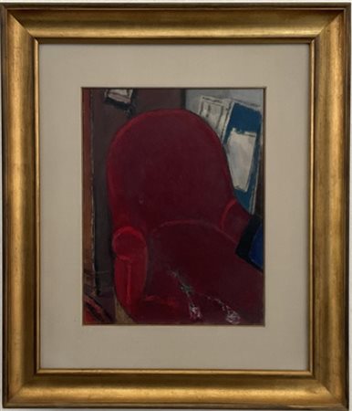 Renzo Biasion "Senza titolo" 1968
olio su tela applicato su compensato
cm 37x27