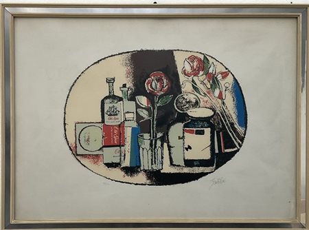 Vespignani - Gentilini due litografie a colori di soggetto diverso
misura max cm