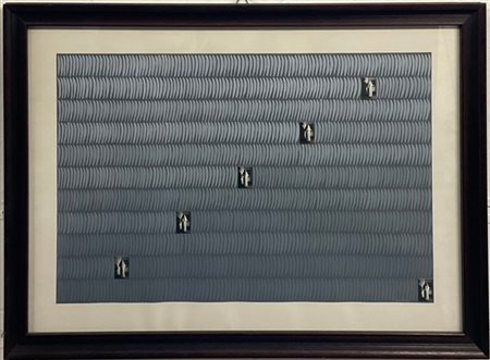 Giuseppe Scaiola "Senza titolo" 1978
tecnica mista e collage su carta
cm 49x69
f