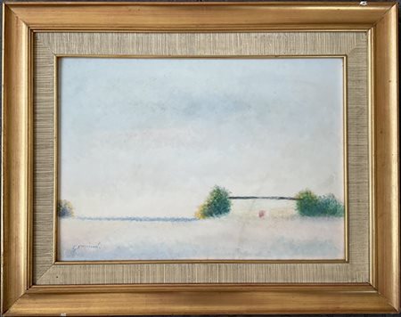 Giovanni Omiccioli "Senza titolo" 
tecnica mista su cartone
cm 36x51
firmato in