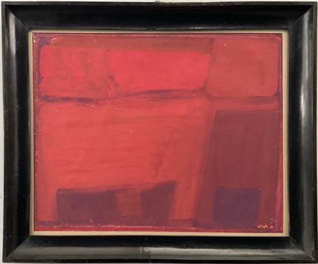 Romano Notari "Visione a due" 1959
tempera su carta
cm 45x57
firmata e datata in