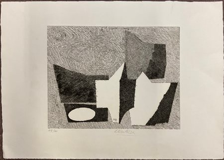 Neri Pozza "Senza titolo" 1978
acquaforte
(lastra cm 22,8x29,7; foglio cm 35x49,