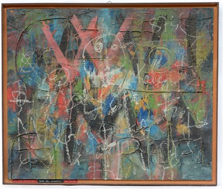 Julian Pacheco "Muro del Alguacil" 
tecnica mista polimaterica su tela
cm 51x61