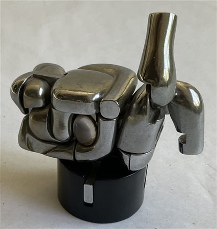 Miguel Berrocal "Mini Maria (Opus 108)" 1968-69
scultura multiplo in Zamak croma