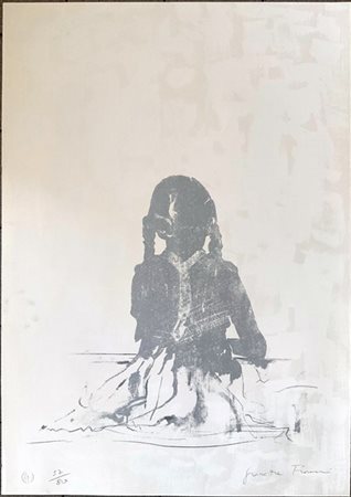 Giosetta Fioroni "Autoritratto a sette anni" 
serigrafia
cm 100x70
firmata e num