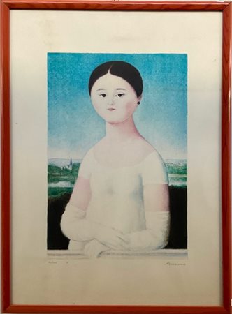 Antonio Bueno "Senza titolo" 
litografia a colori
cm 69,5x49
firmata e numerata