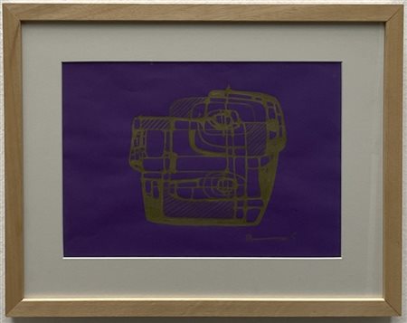 Edgardo Mannucci "Senza titolo" Anni '72/'73
tecnica mista su carta
cm 23x33
fir