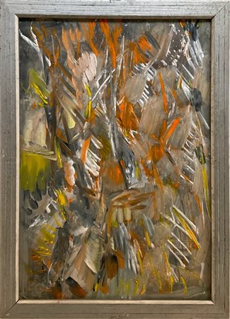 Pompilio Mandelli "Senza titolo" 
tecnica mista su carta
cm 48,5x33
firmato in b