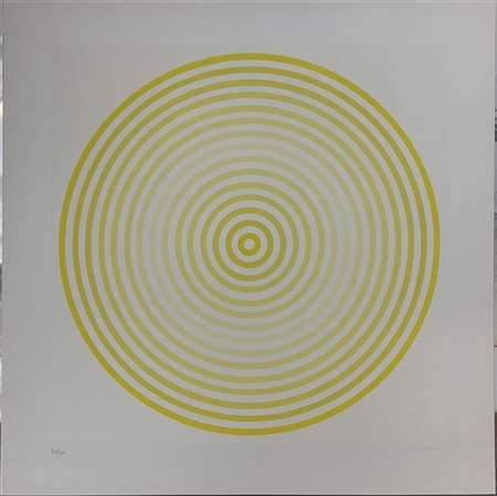 Marina Apollonio "Senza titolo" 
serigrafia a colori
cm 50x50
firmata e numerata