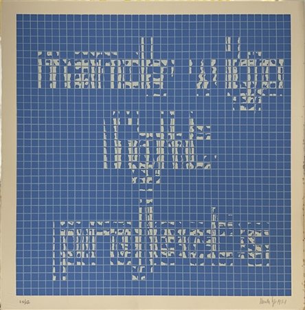 Nanda Vigo "Light Projects" 1971
serigrafia a colori
cm 50x50
firmata, datata e
