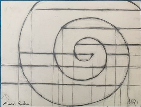 Mario Radice "Senza titolo" 1953
matita su carta
cm 15x20
firmato in basso a sin