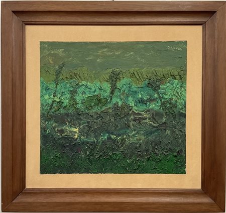 Goliardo Padova "Paesaggio" 
olio su tela
cm 38x42
firmato in alto a destra. In