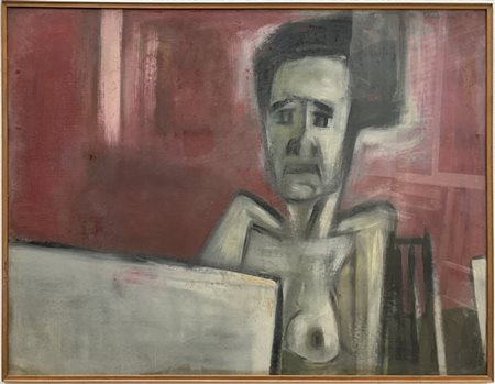 Franco Vimercati "Senza titolo" 1960
tempera su carta
cm 73x99
firmato e datato