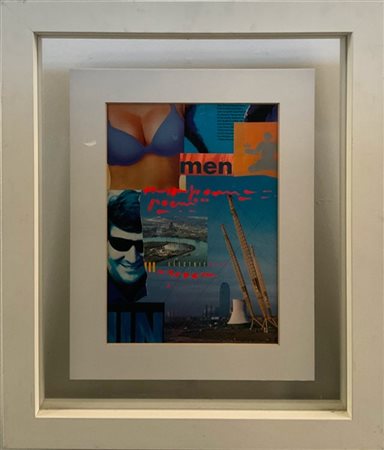 Lucia Marcucci "Bozzetto per computer" 2008
tecnica mista e collage su carta
cm