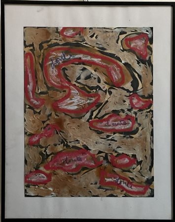 Georges Autard "Doute" 1986
tecnica mista su carta
cm 32x24
Firmato e datato in