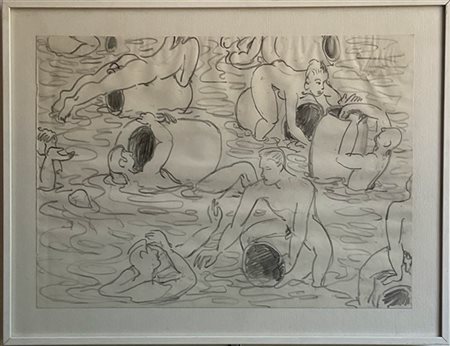 Thomas Bernstein "Senza titolo" 1991
matita su carta
cm 21x29,5
siglato e datato