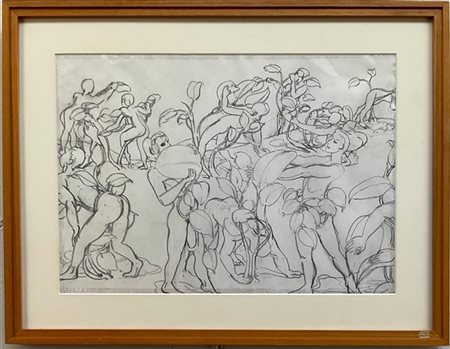 Thomas Bernstein "Senza titolo" 1991
matita su carta
cm 30x42,5
Firmato e datato