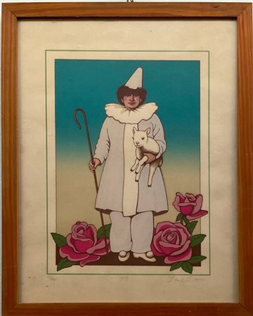 Paul Davis "Senza titolo" 1979
litografia a colori
cm 45x34
firmata, numerata 43