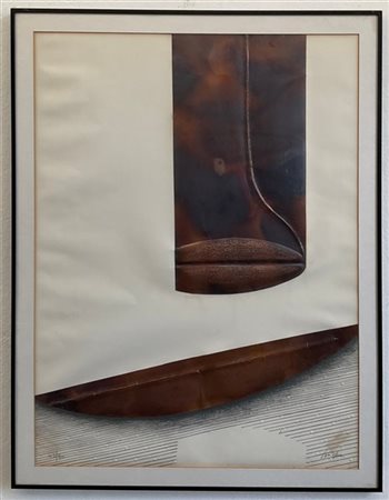 Gino Scarpa "Senza titolo" 
calcografia
cm 66x51
es. 43/90, firmata e numerata i