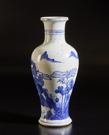  Arte Cinese - Vaso a balaustro
Cina, dinastia Qing, XIX secolo.