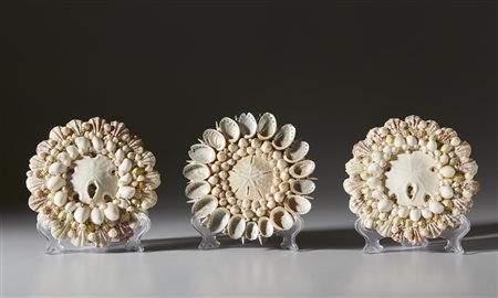  . - Tre rosoni in conchiglie .