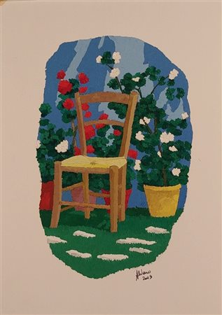 ALVARO Milano (Mi) 1938 Senza titolo 2009 Acrilico su cartone rigido...