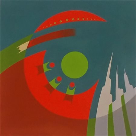 BREVI VITTORIO Pontoglio (Bs) 1927 Senza titolo 1973 Olio su tela...