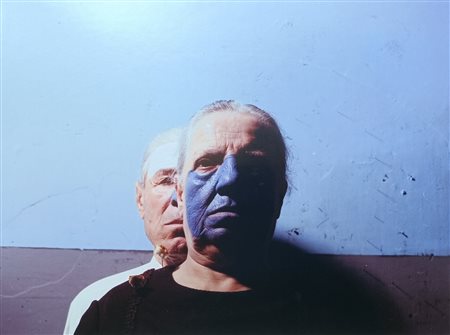 ZAZA MICHELE Molfetta (Bari) 1948 Neo-terrestre 1979 Foto a colori applicata...