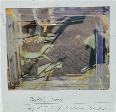 GALIMBERTI MAURIZIO Como (Co) 1956 Paris 2005 Polaroid manipolata 10,50x10,00...