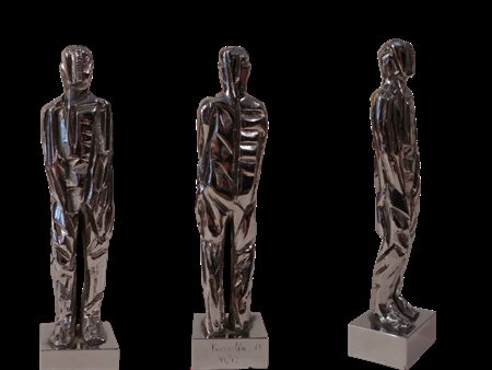 ROSSELLO MARIO Savona (Sv) 1927 Uomo 1969 Bronzo cromato es. 11/12...