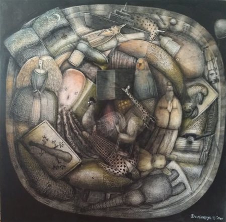 MIROCZNYK GABRIEL Buenos Aires (Argentina) 1959 Gran sopa 2000 Olio su tela...