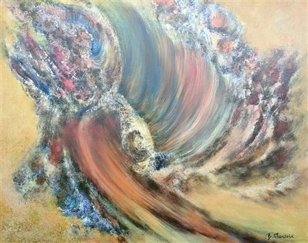 MARDESIC BORIS Lissa (Croazia) 1922 Genesi 1 2003 Olio su tela 80,00x100,00...