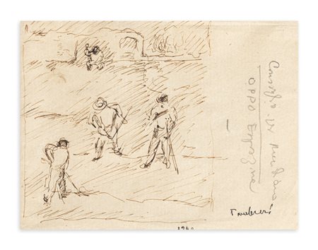 ORFEO TAMBURI (1910-1994) - Senza Titolo, 1960
