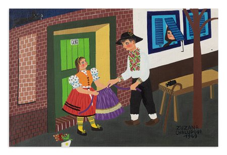 ZUZANA CHALUPOVA (1925-2001) - Senza Titolo, 1969