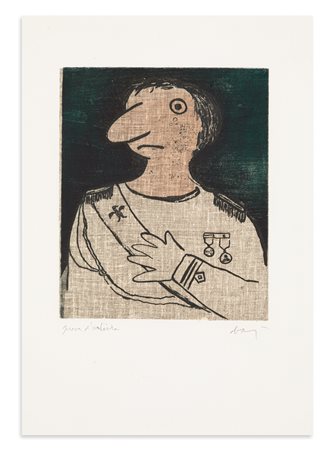 ENRICO BAJ (1924-2003) - Sir Marmeduke Constable, Lord of Flamborough, 1965