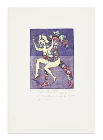 MINO MACCARI (1898-1989) - Senza Titolo, 1970