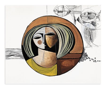 VITTORIO MARIA DI CARLO (1937-2015) - Ritratto (Figura), 1974