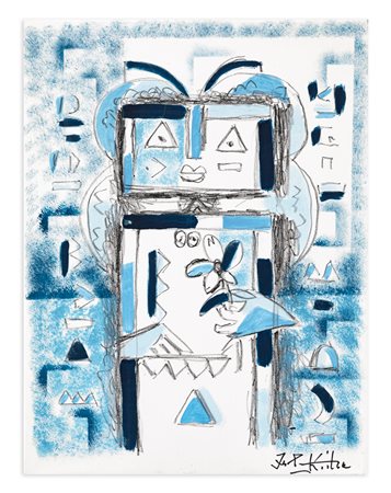 IBRAHIM KODRA (1918-2006) - Senza Titolo