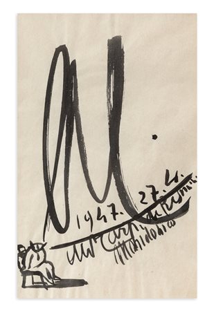 ALDO CARPI (1886-1973) - Senza Titolo, 1947