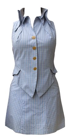 Vivienne Westwood SHIRTING SUIT Description: Bodice vest with important...